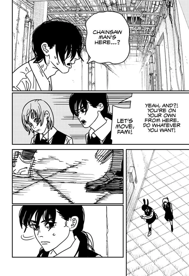 Chainsaw Man Manga Chapter 158 page 15 - Gyohnee Guillotine scene