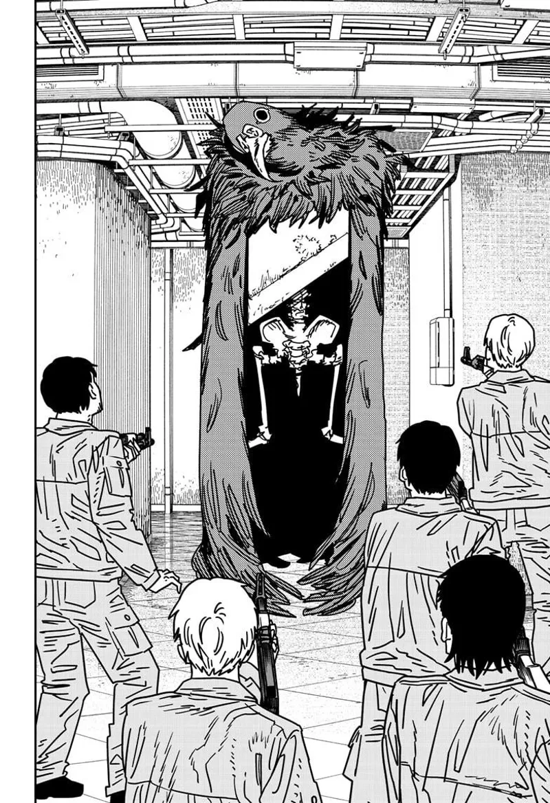 Chainsaw Man Manga Chapter 158 page 3 - Gyohnee Guillotine scene