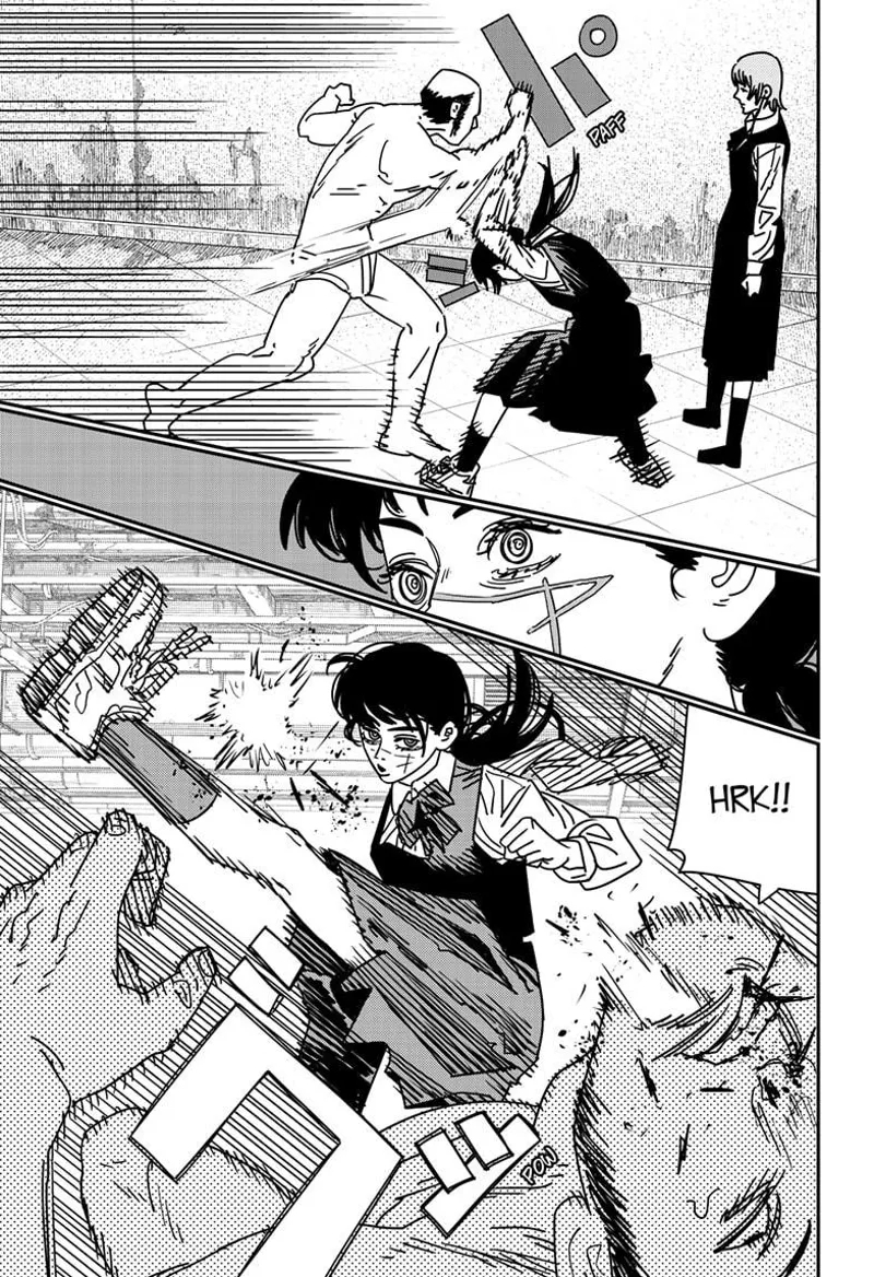 Chainsaw Man Manga Chapter 158 page 8 - Gyohnee Guillotine scene