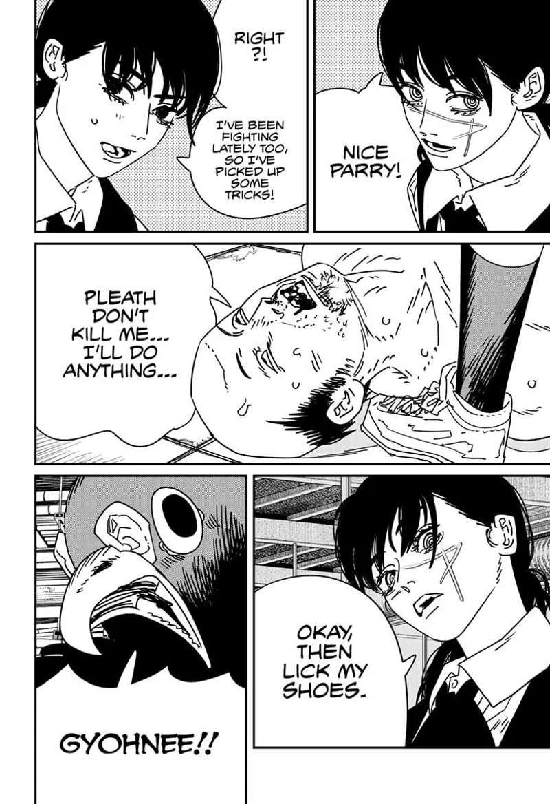 Chainsaw Man Manga Chapter 158 page 9 - Gyohnee Guillotine scene