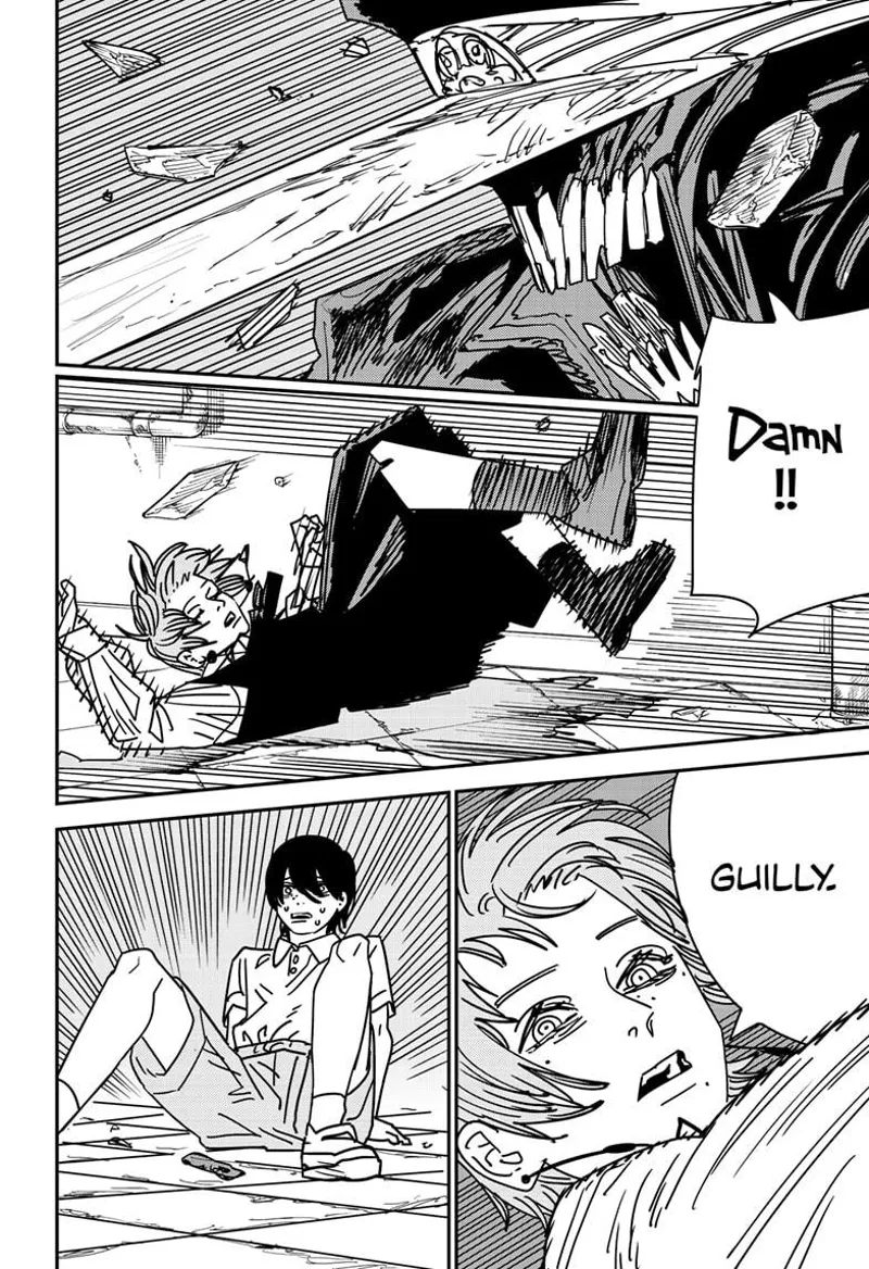 Chainsaw Man Manga Chapter 159 page 13 - Attack on Samurai scene