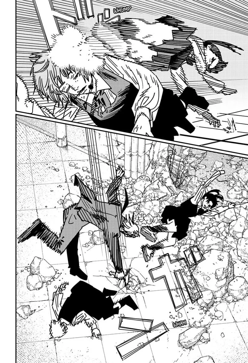 Chainsaw Man Manga Chapter 159 page 15 - Attack on Samurai scene