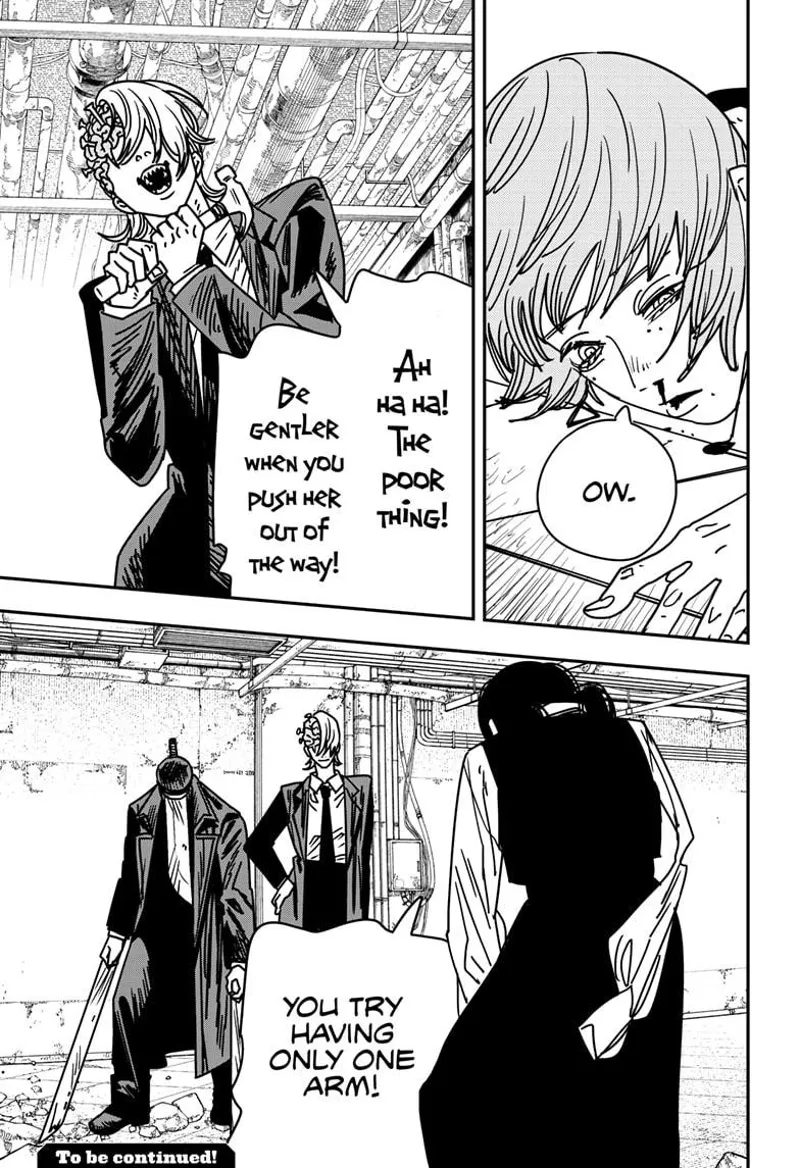 Chainsaw Man Manga Chapter 159 page 16 - Attack on Samurai scene