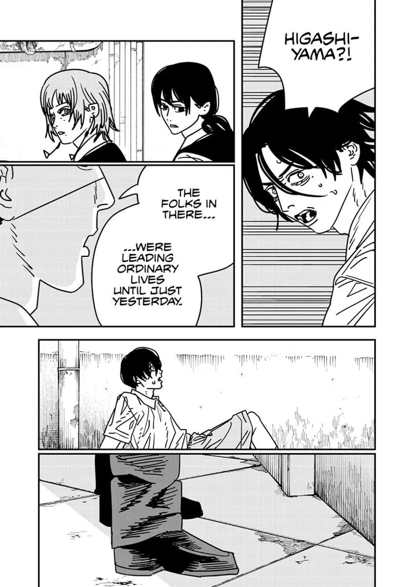 Chainsaw Man Manga Chapter 159 page 4 - Attack on Samurai scene