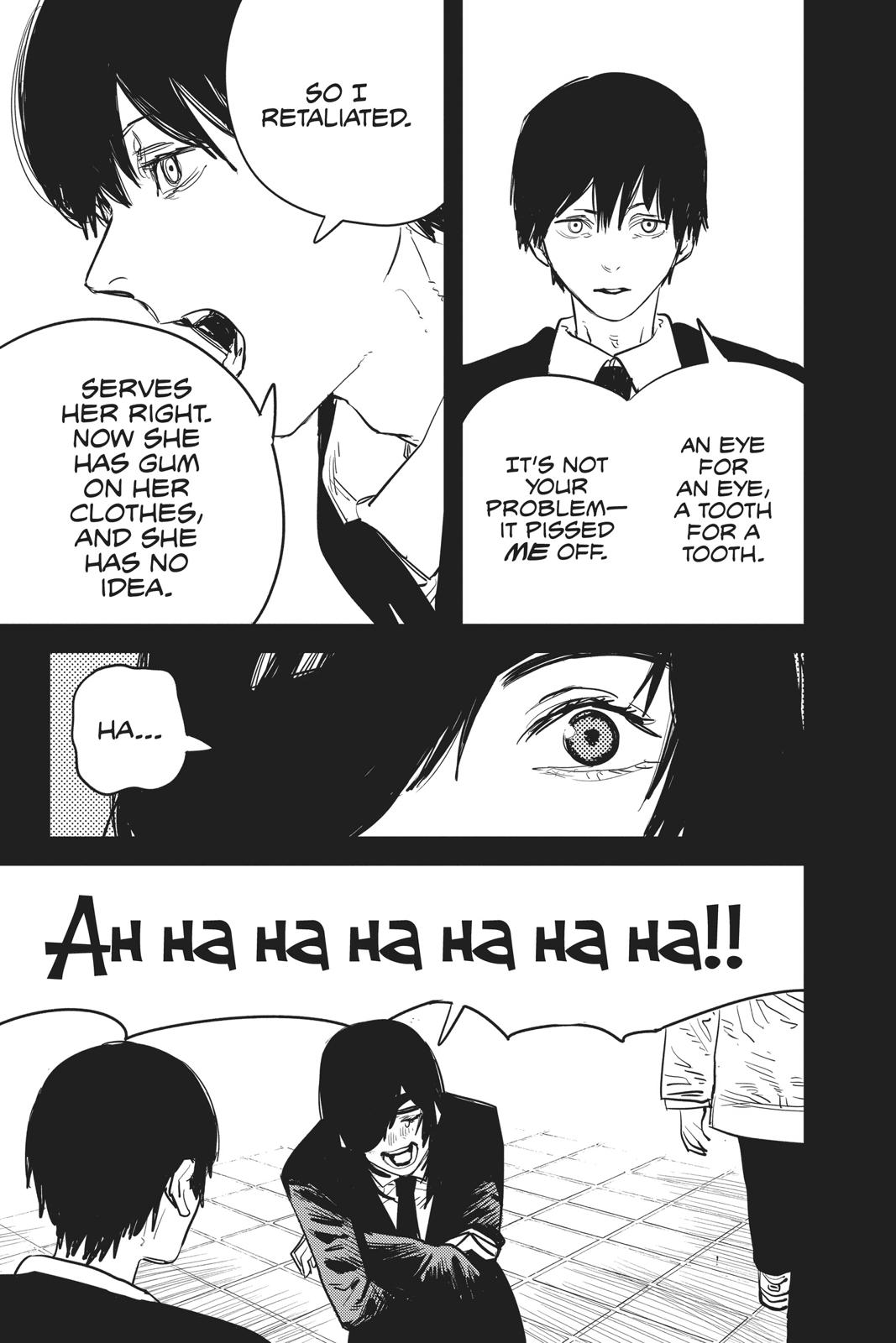 Chainsaw Man Manga Chapter 16 page 11 - The First Taste scene