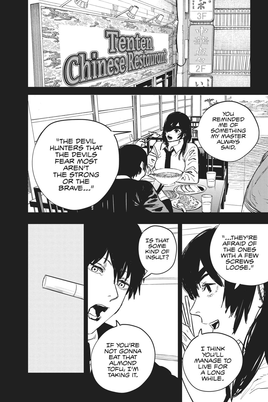 Chainsaw Man Manga Chapter 16 page 12 - The First Taste scene