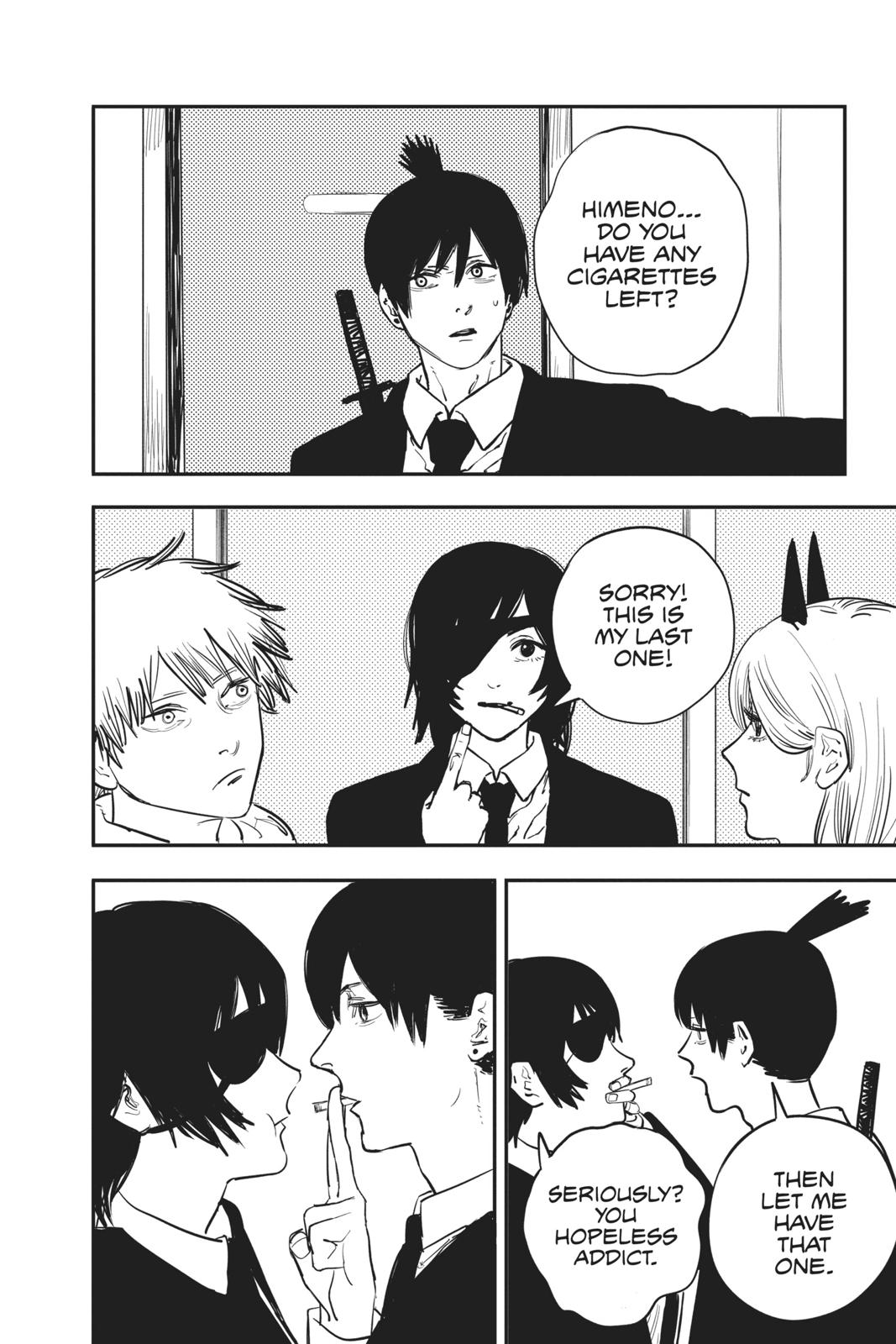 Chainsaw Man Manga Chapter 16 page 14 - The First Taste scene