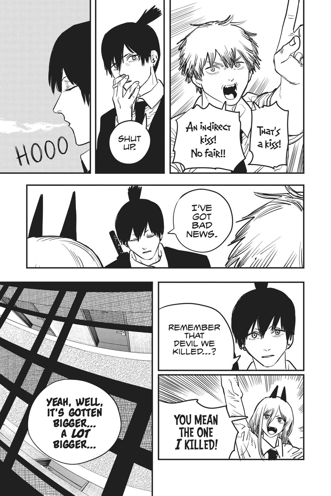 Chainsaw Man Manga Chapter 16 page 15 - The First Taste scene