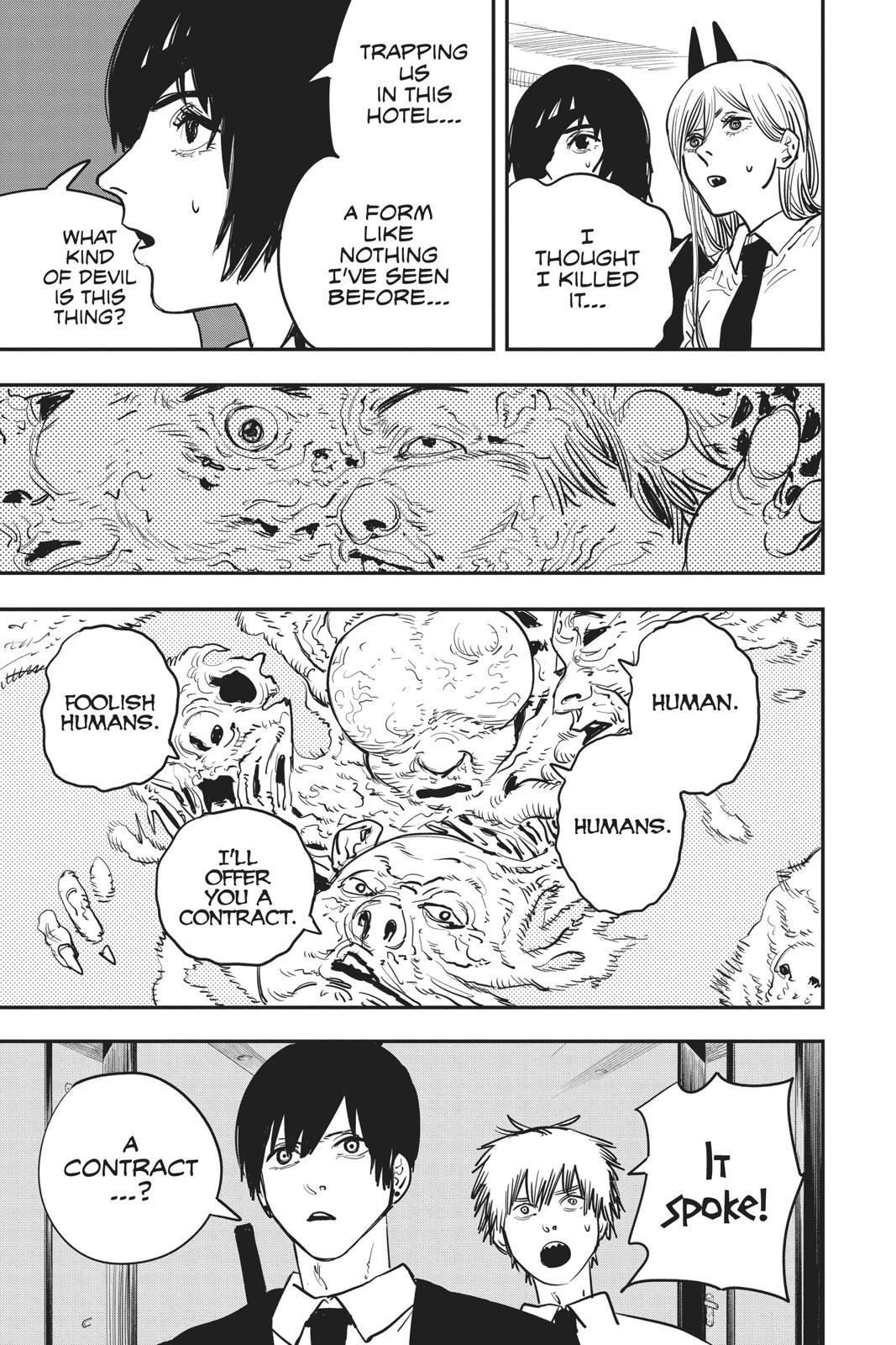 Chainsaw Man Manga Chapter 16 page 17 - The First Taste scene