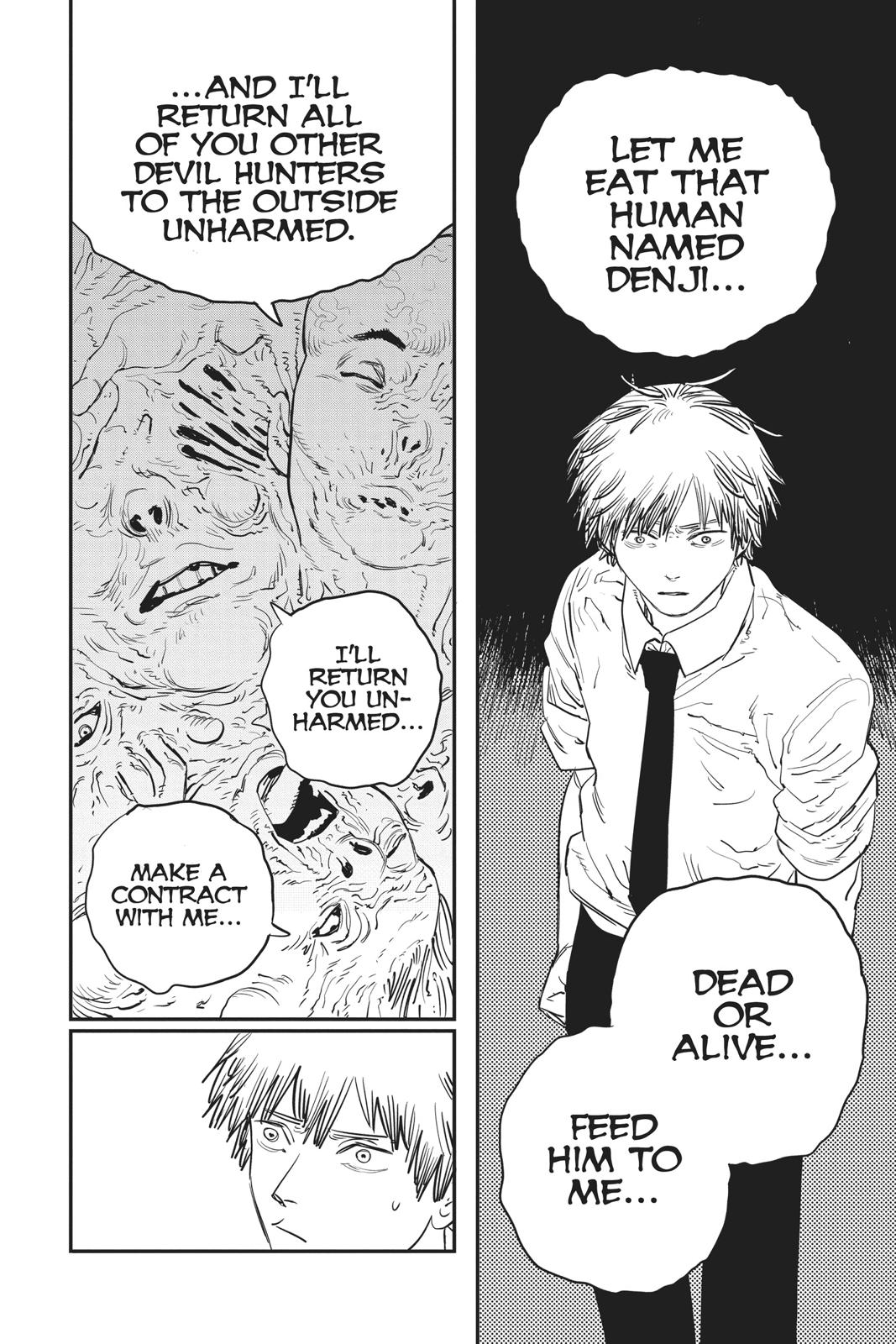 Chainsaw Man Manga Chapter 16 page 18 - The First Taste scene