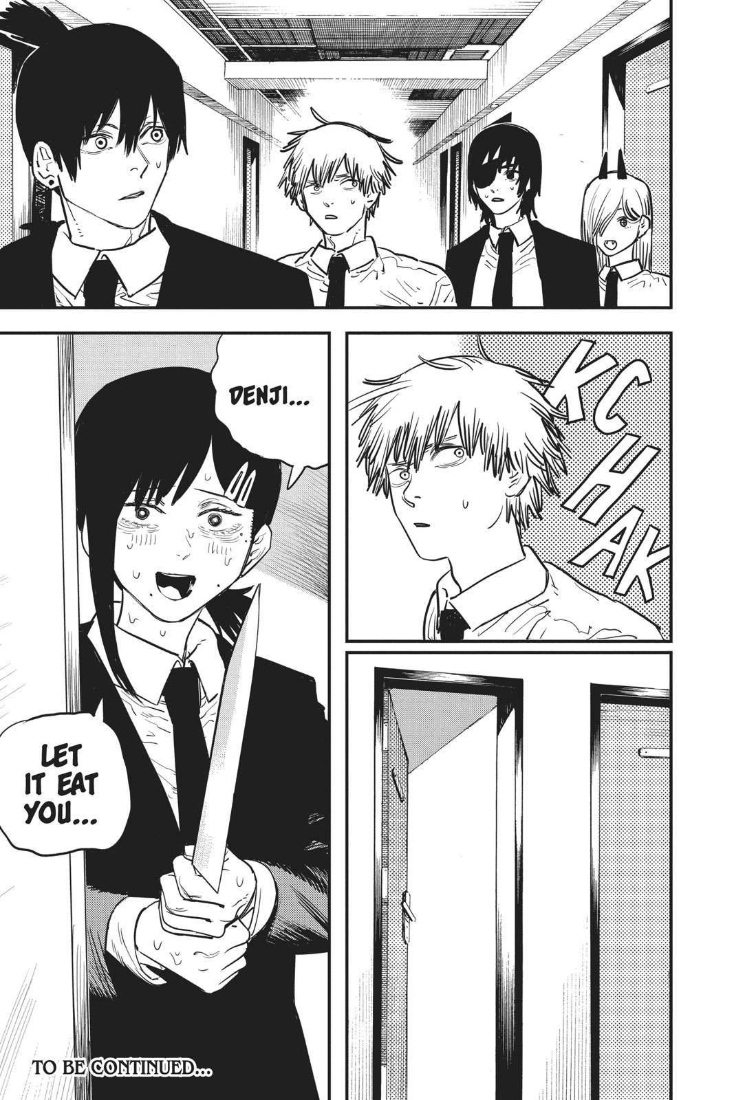 Chainsaw Man Manga Chapter 16 page 19 - The First Taste scene