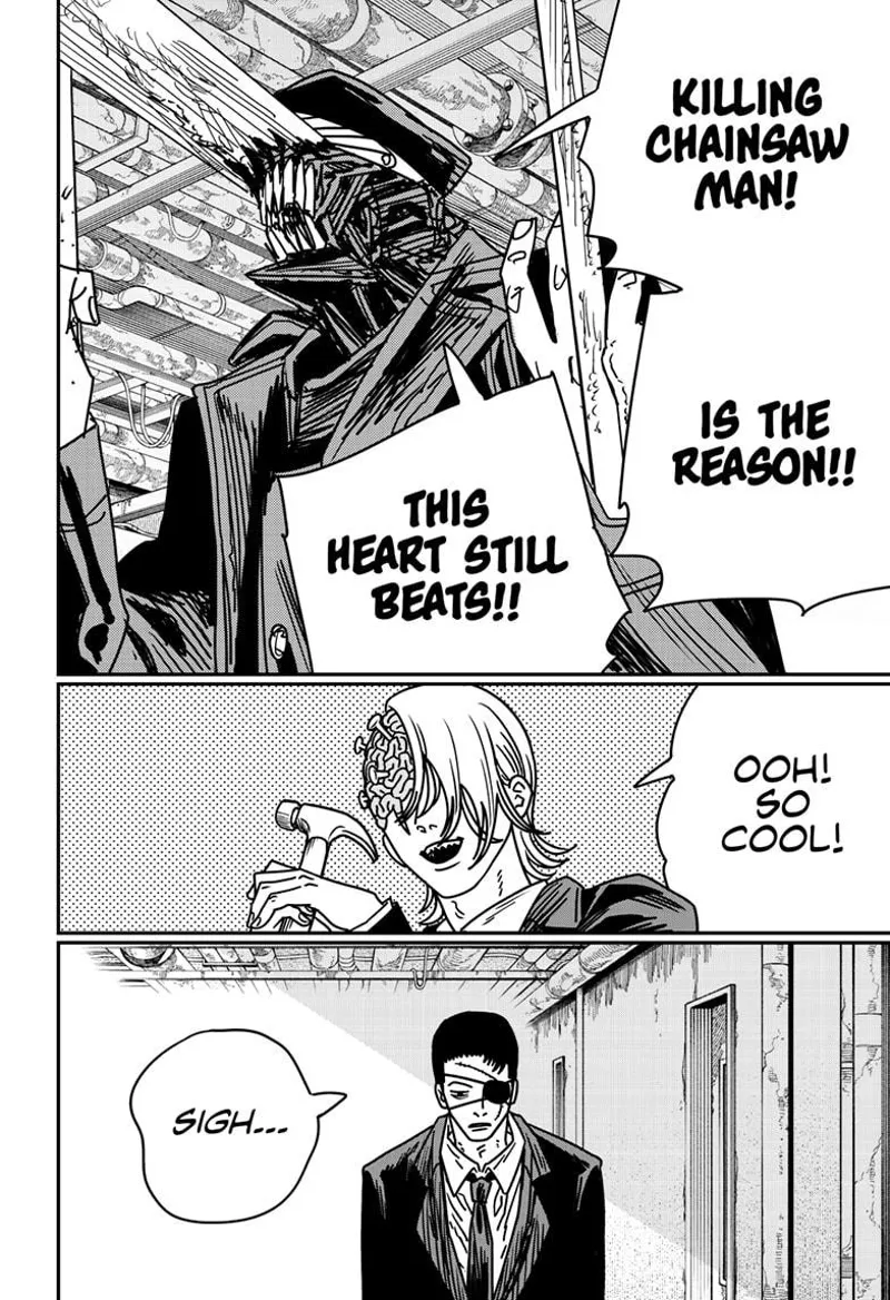 Chainsaw Man Manga Chapter 160 page 11 - That For Which The Heart Beats scene