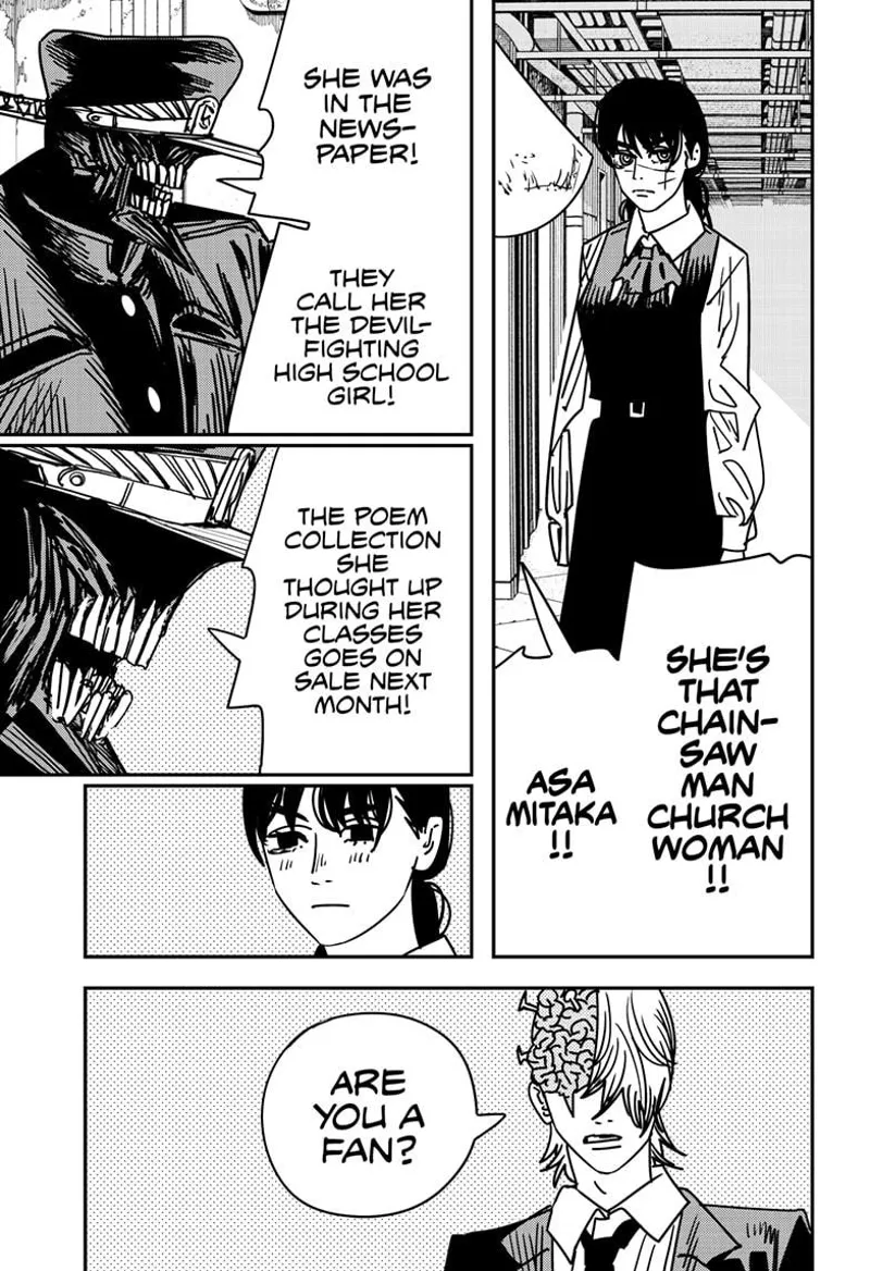 Chainsaw Man Manga Chapter 160 page 2 - That For Which The Heart Beats scene