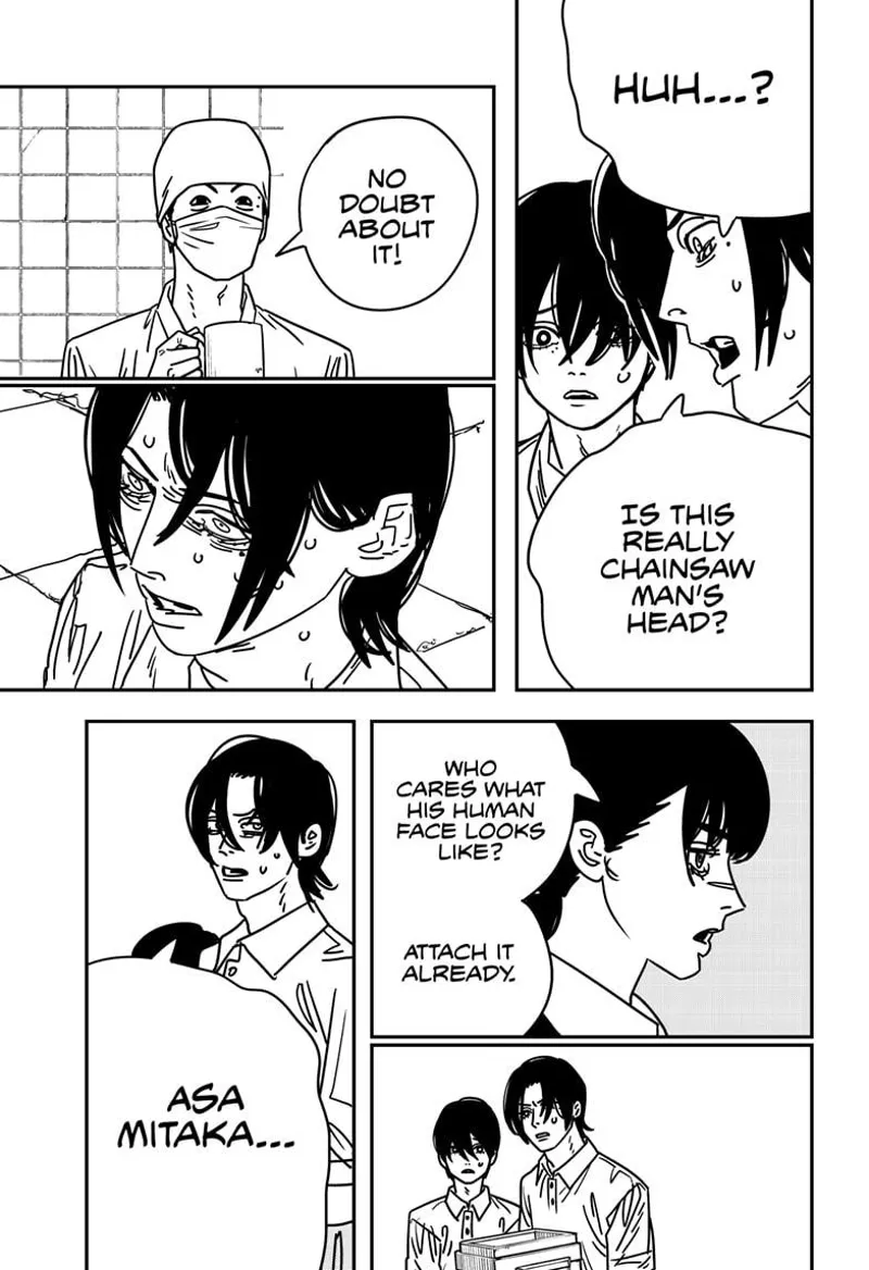 Chainsaw Man Manga Chapter 161 page 11 - Chainsaw Man Puzzle scene