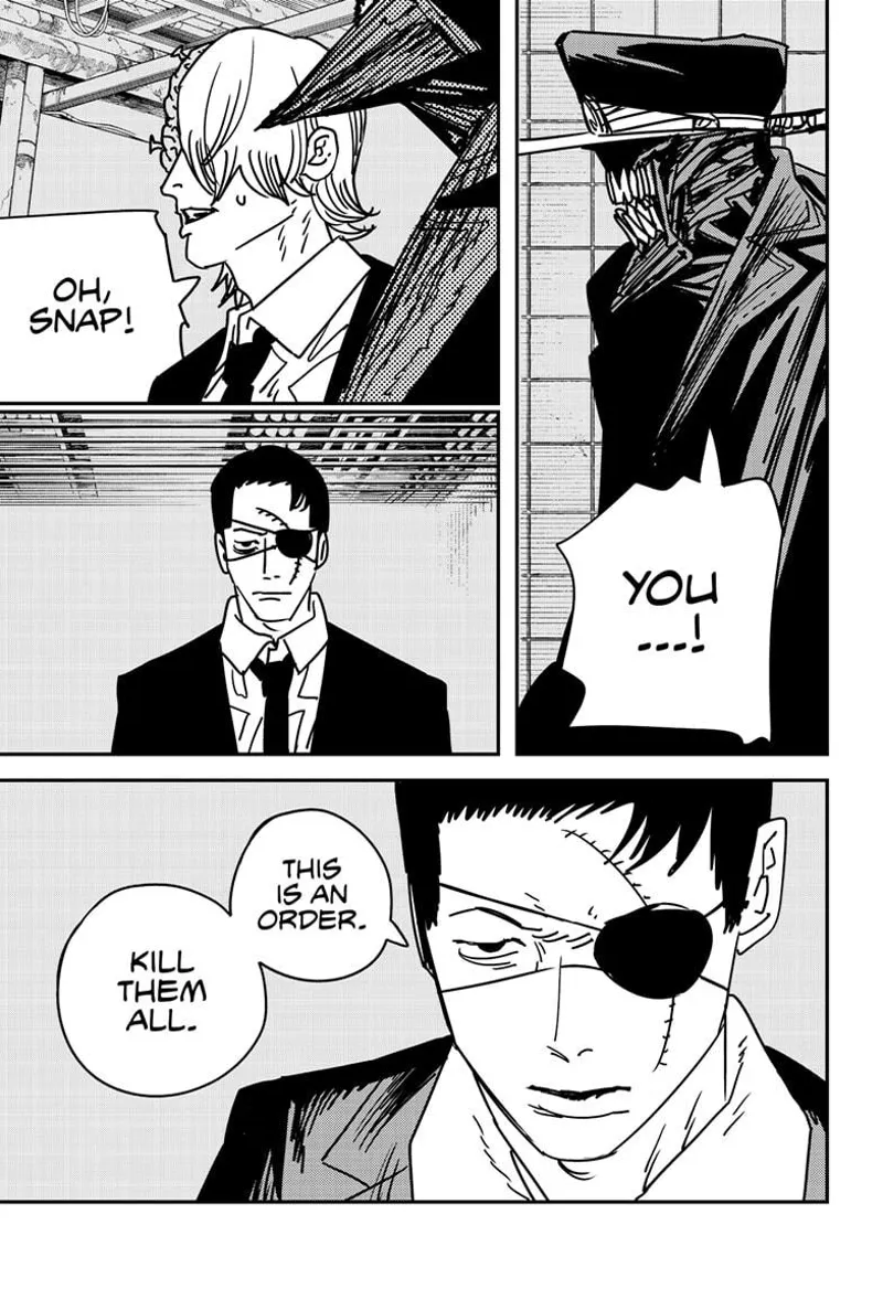 Chainsaw Man Manga Chapter 161 page 15 - Chainsaw Man Puzzle scene