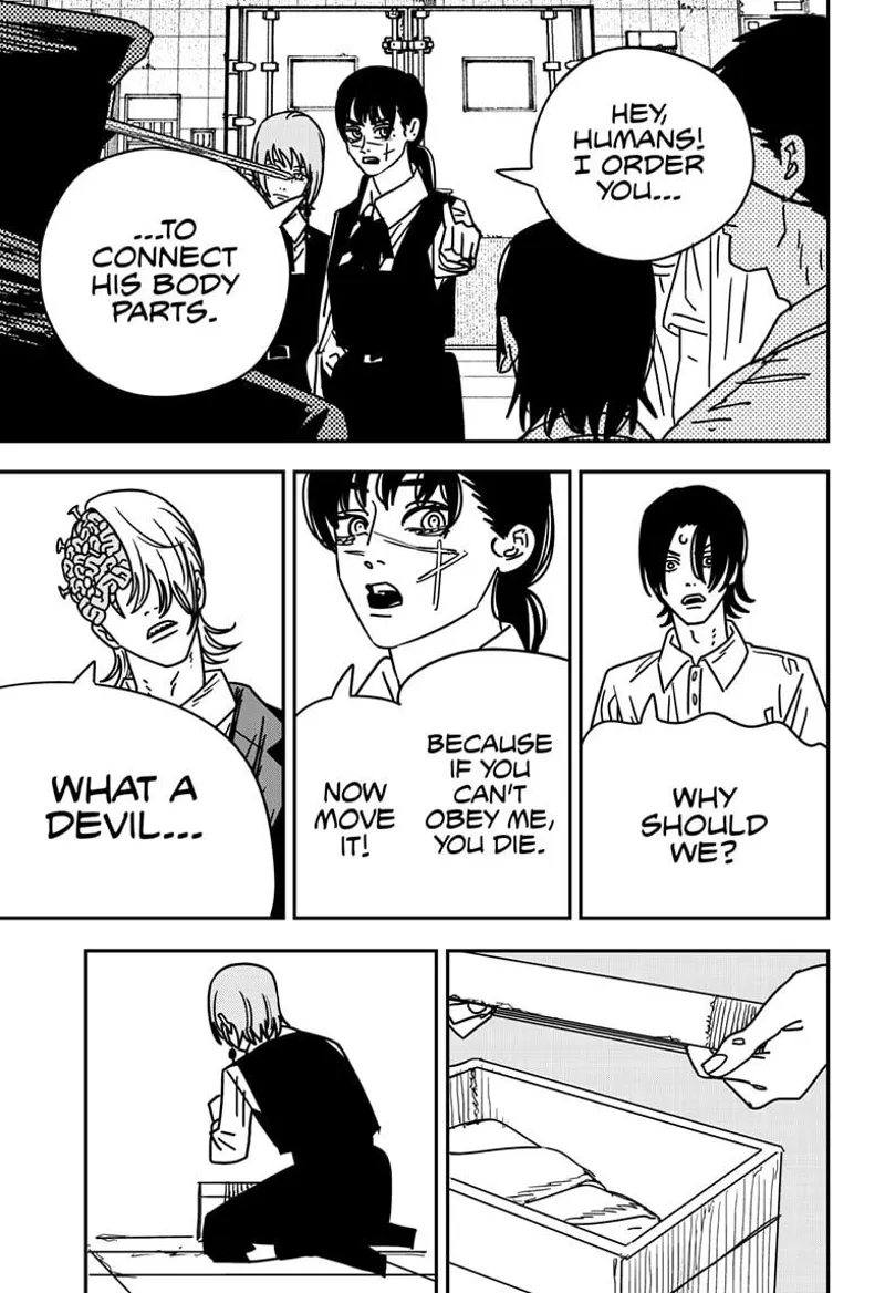 Chainsaw Man Manga Chapter 161 page 5 - Chainsaw Man Puzzle scene