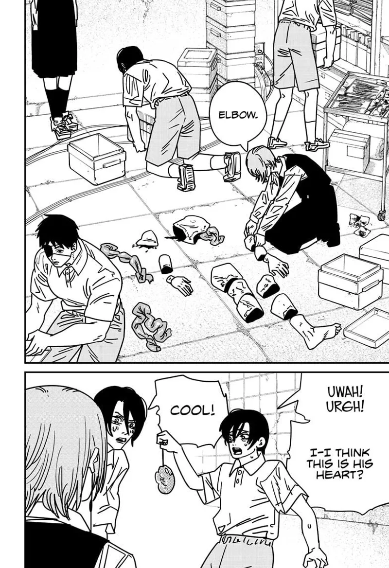 Chainsaw Man Manga Chapter 161 page 6 - Chainsaw Man Puzzle scene