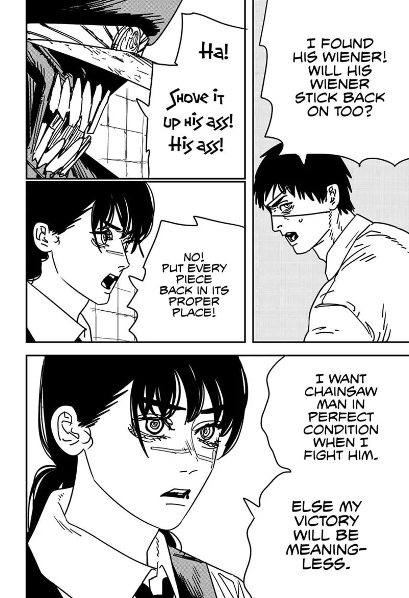 Chainsaw Man Manga Chapter 161 page 8 - Chainsaw Man Puzzle scene