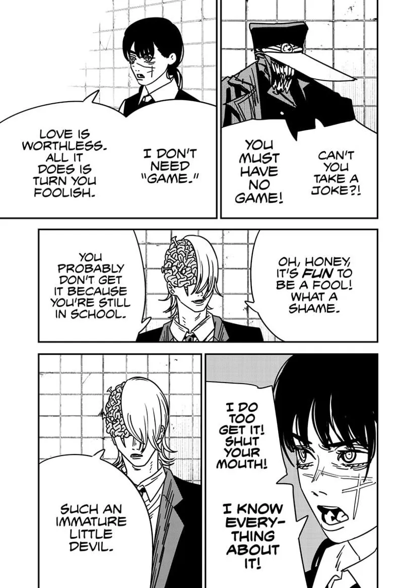 Chainsaw Man Manga Chapter 161 page 9 - Chainsaw Man Puzzle scene