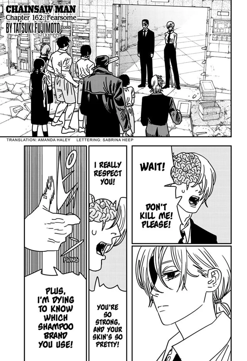 Chainsaw Man Manga Chapter 162 page 1 - Fearsome scene