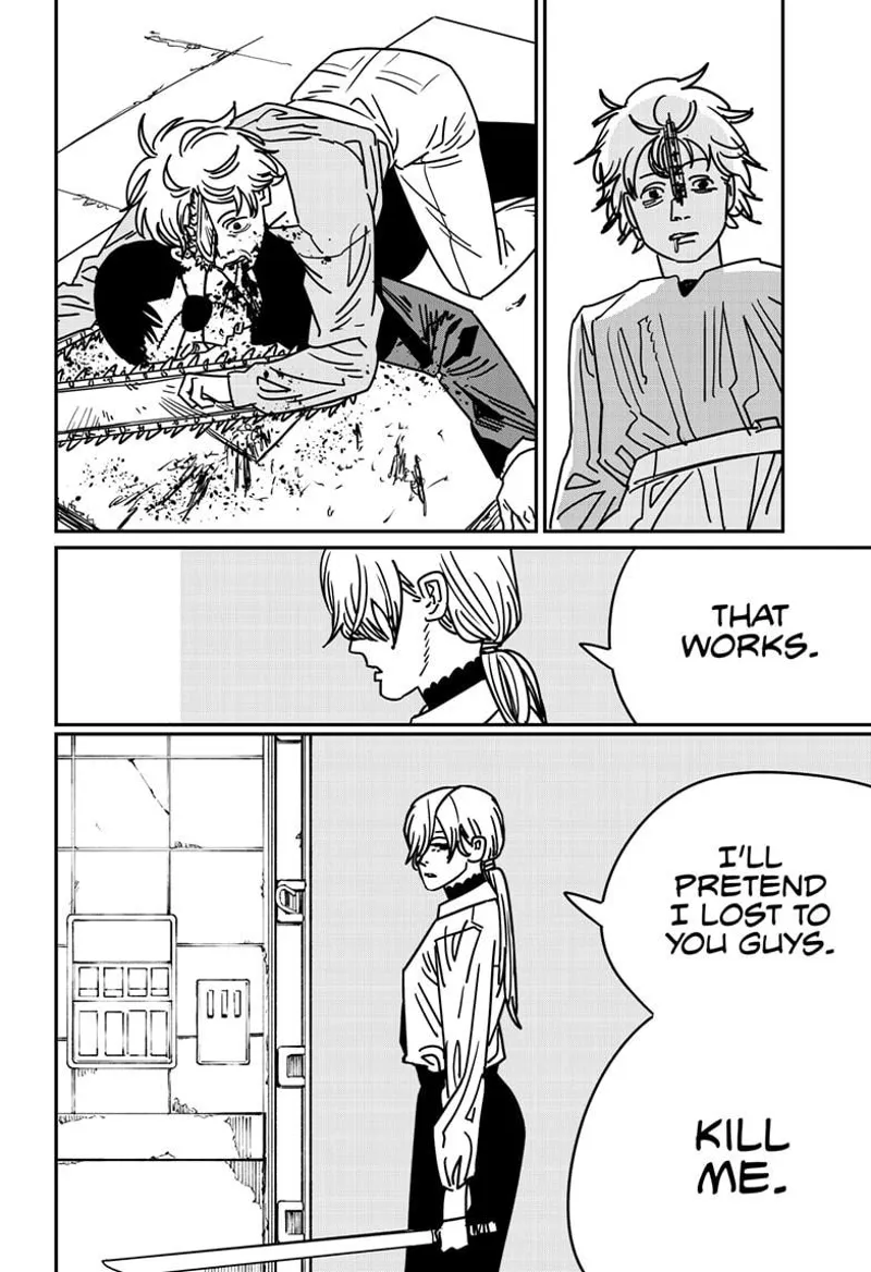 Chainsaw Man Manga Chapter 162 page 14 - Fearsome scene