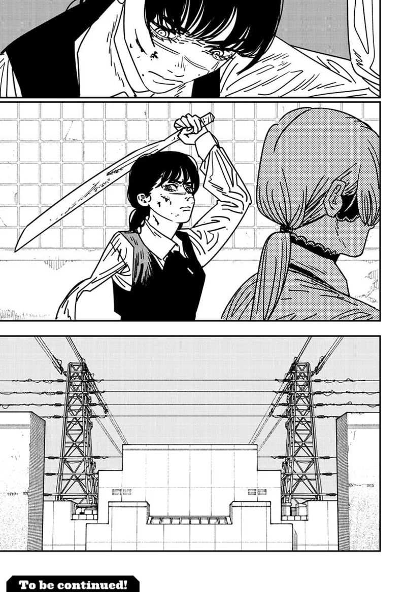 Chainsaw Man Manga Chapter 162 page 17 - Fearsome scene