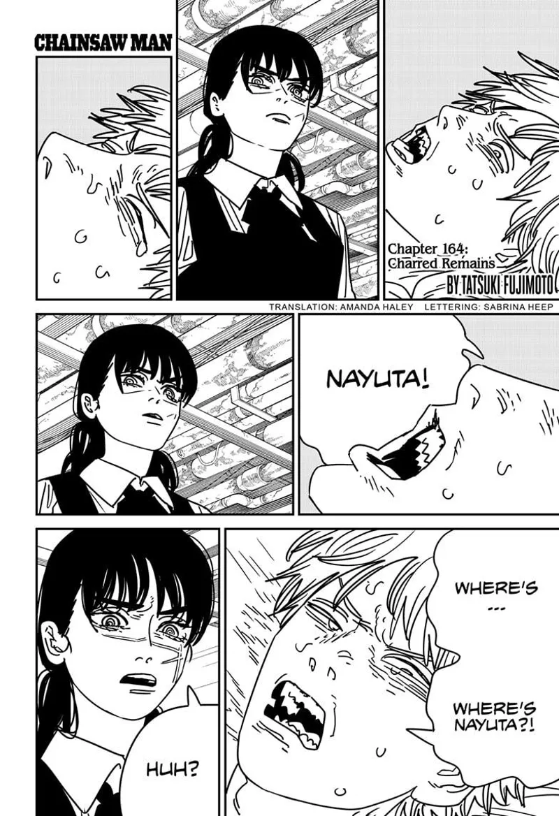 Chainsaw Man Manga Chapter 164 page 1 - Charred Remains scene