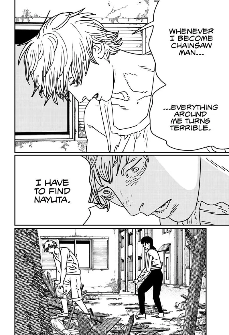 Chainsaw Man Manga Chapter 164 page 13 - Charred Remains scene