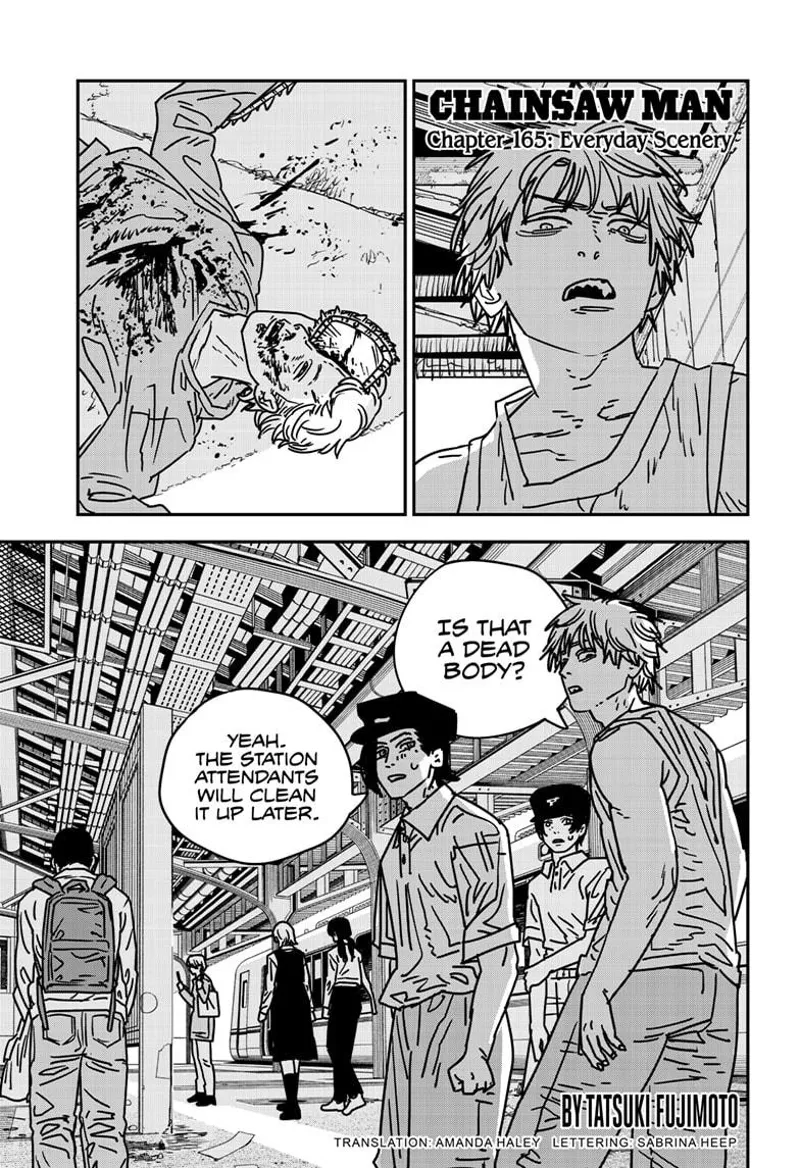 Chainsaw Man Manga Chapter 165 page 1 - Everyday Scenery scene