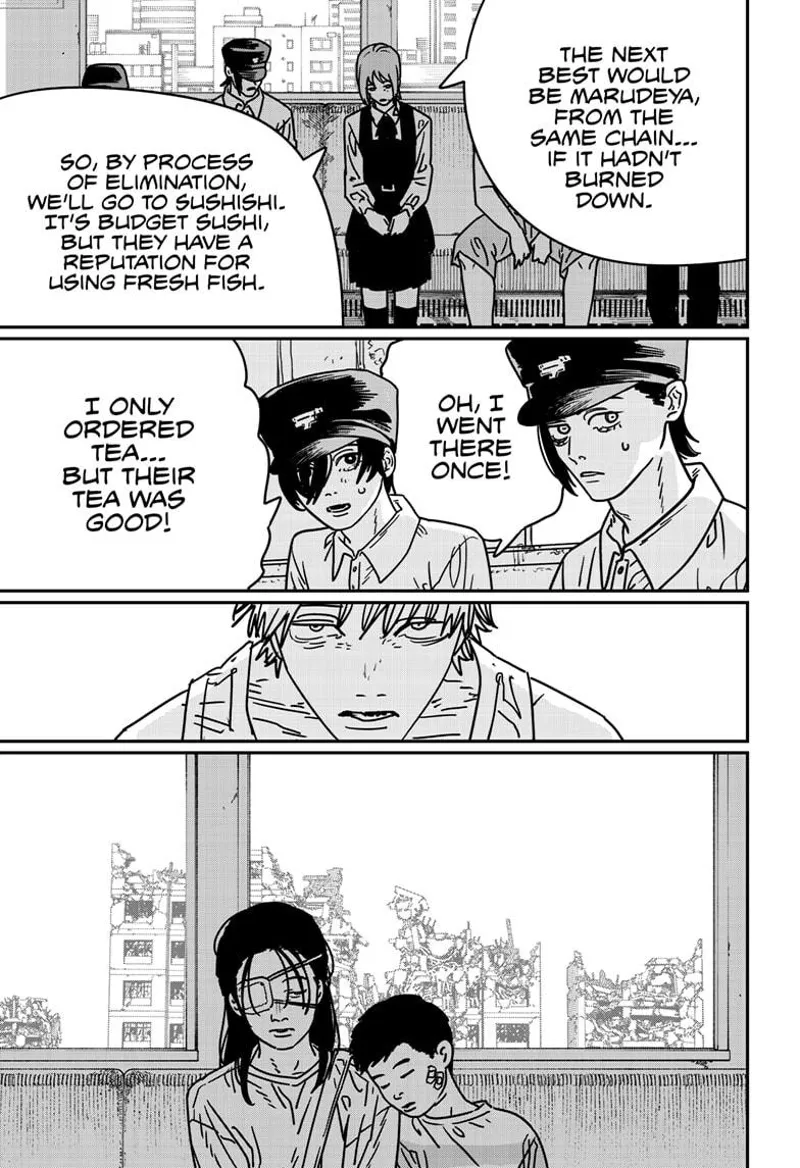 Chainsaw Man Manga Chapter 165 page 3 - Everyday Scenery scene