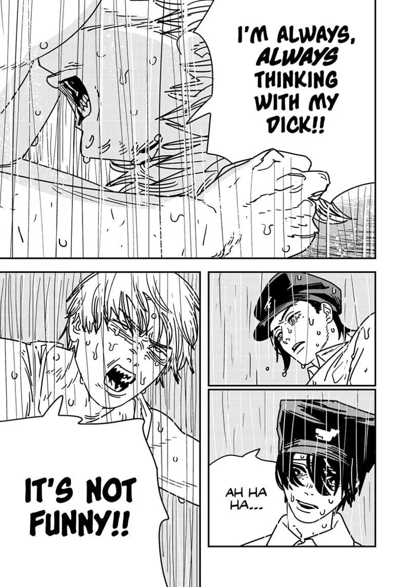 Chainsaw Man Manga Chapter 166 page 13 - Rain, Brothel, Removal scene