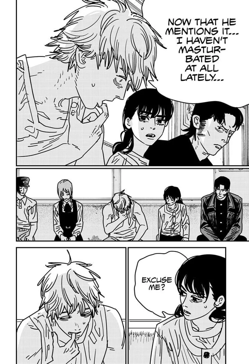 Chainsaw Man Manga Chapter 166 page 4 - Rain, Brothel, Removal scene