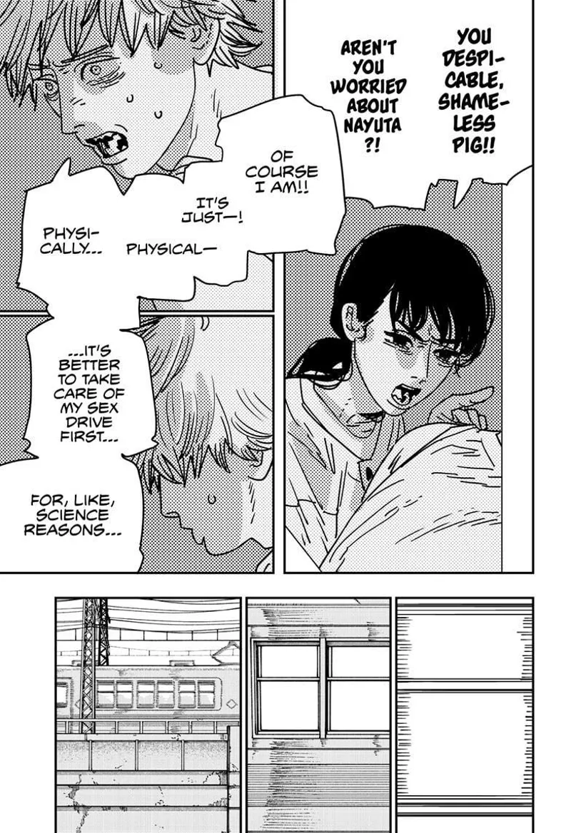 Chainsaw Man Manga Chapter 166 page 7 - Rain, Brothel, Removal scene