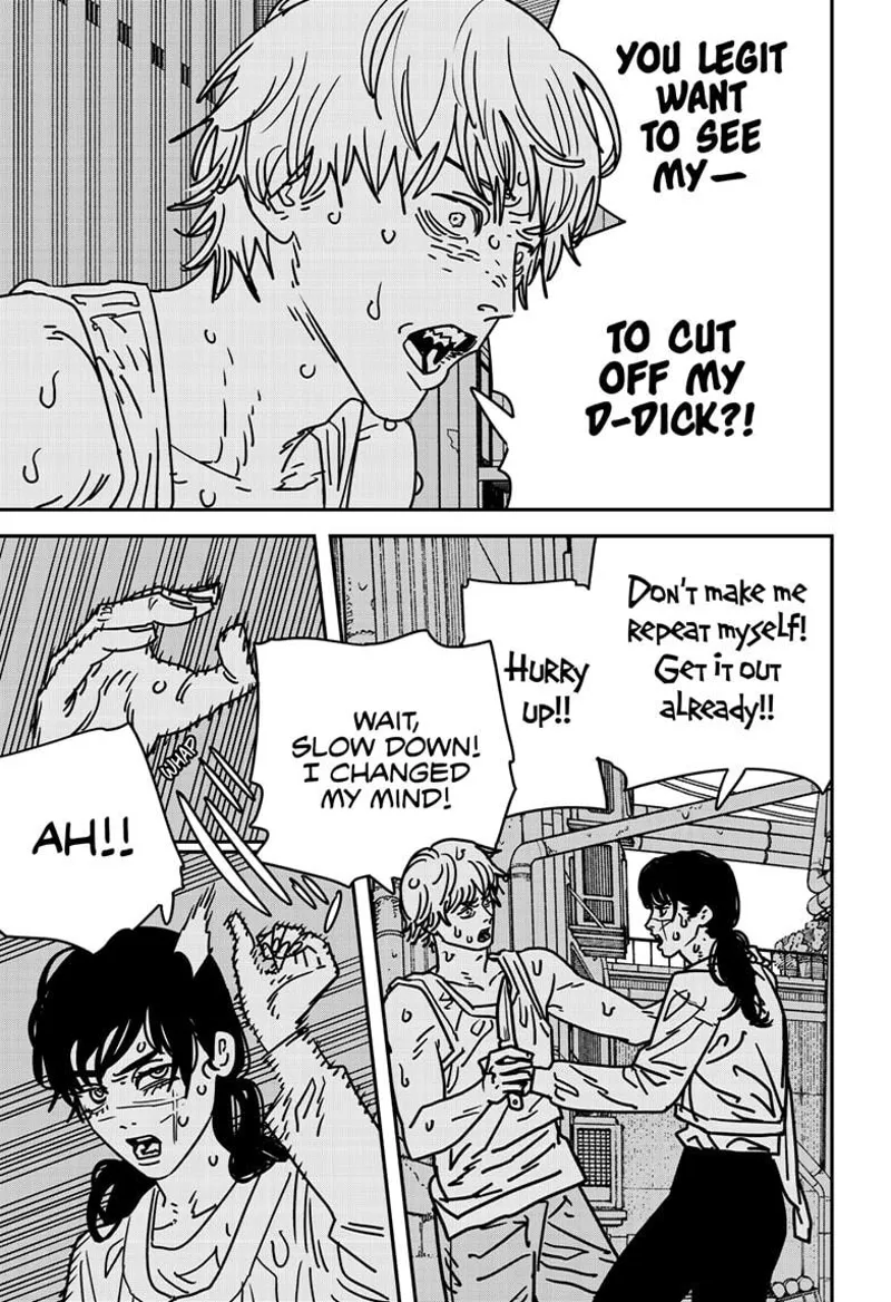 Chainsaw Man Manga Chapter 167 page 5 - Super Smooch scene