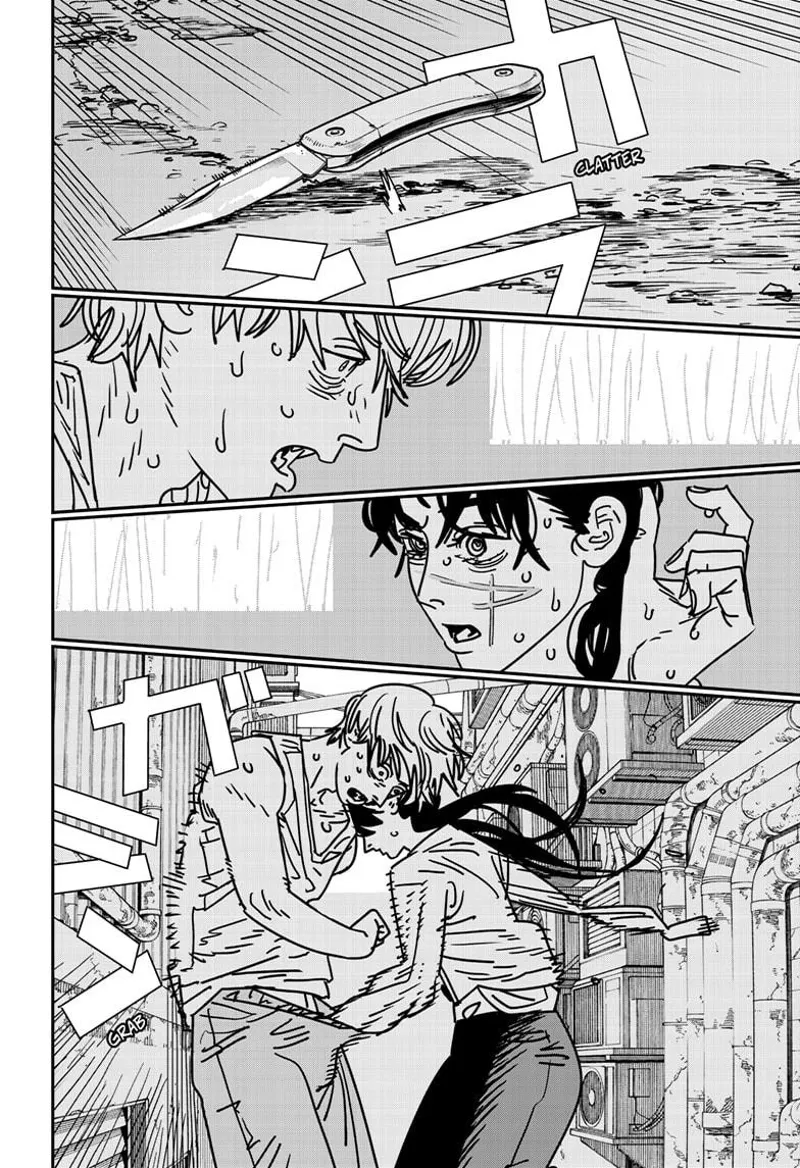 Chainsaw Man Manga Chapter 167 page 6 - Super Smooch scene