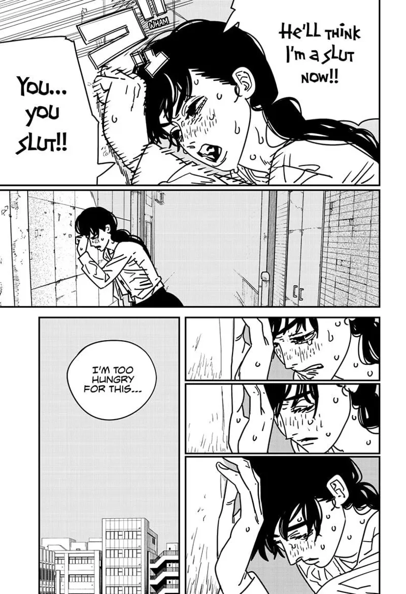 Chainsaw Man Manga Chapter 168 page 13 - Kiss, Love, Sperm scene