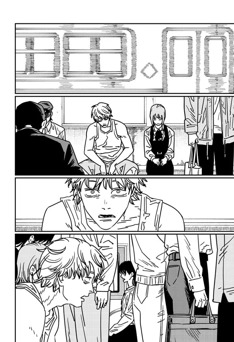 Chainsaw Man Manga Chapter 168 page 14 - Kiss, Love, Sperm scene