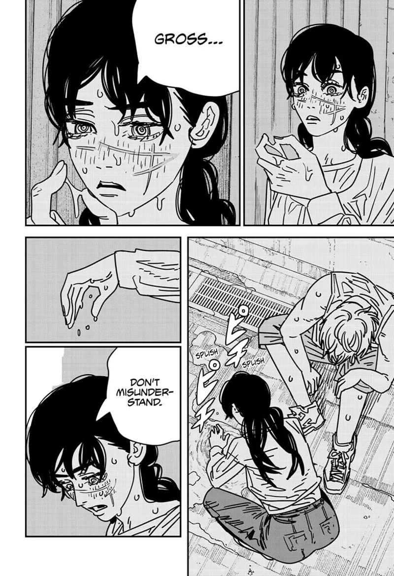 Chainsaw Man Manga Chapter 168 page 2 - Kiss, Love, Sperm scene