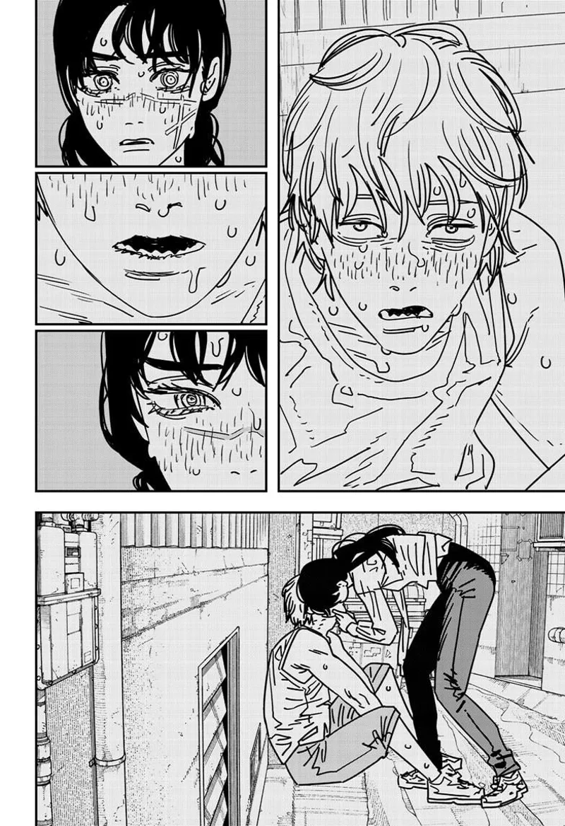 Chainsaw Man Manga Chapter 168 page 4 - Kiss, Love, Sperm scene