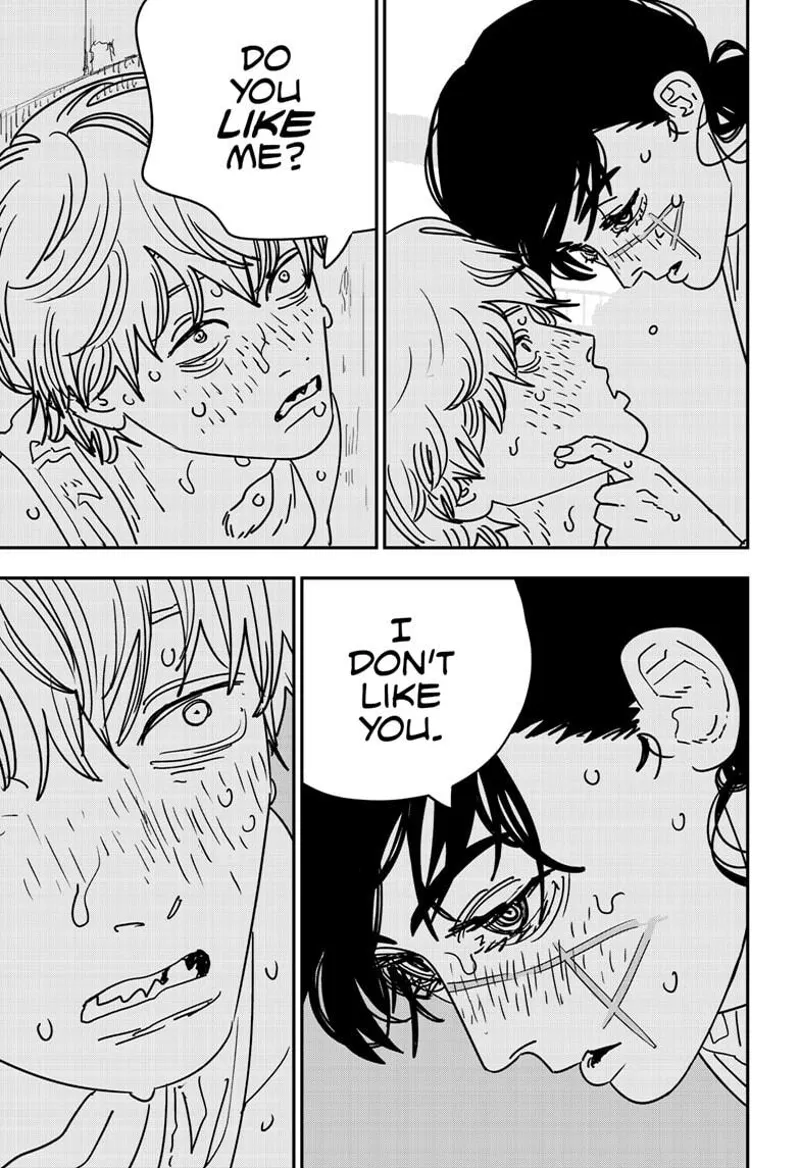 Chainsaw Man Manga Chapter 168 page 5 - Kiss, Love, Sperm scene