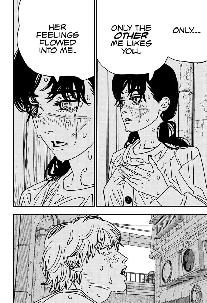 Chainsaw Man Manga Chapter 168 page 6 - Kiss, Love, Sperm scene