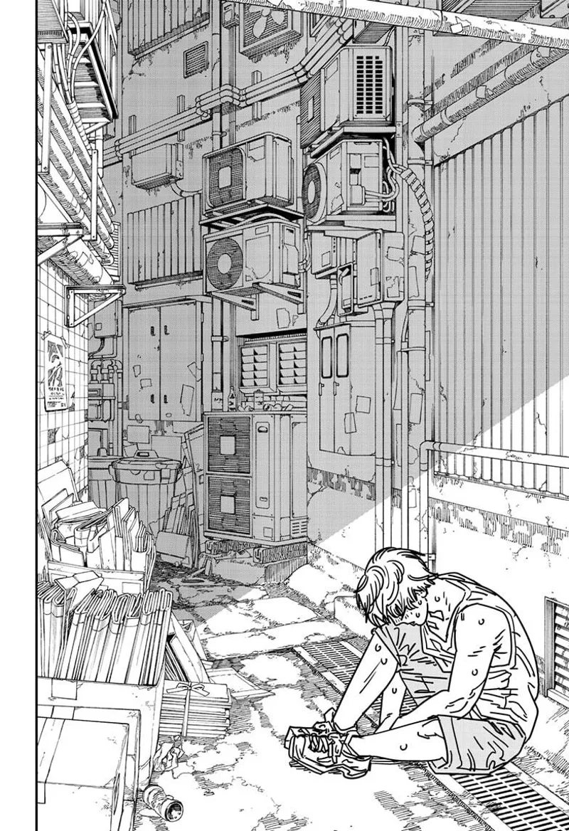 Chainsaw Man Manga Chapter 168 page 8 - Kiss, Love, Sperm scene