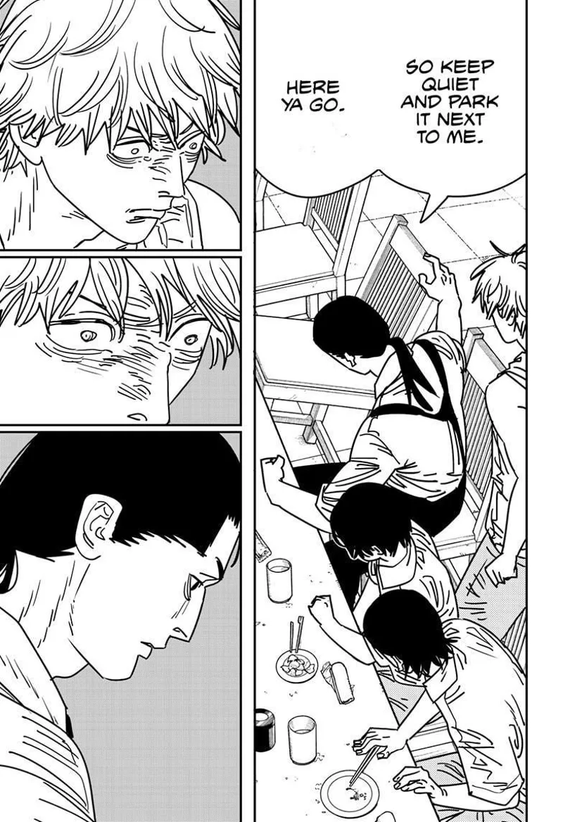 Chainsaw Man Manga Chapter 169 page 13 - Hands and Adaptation scene