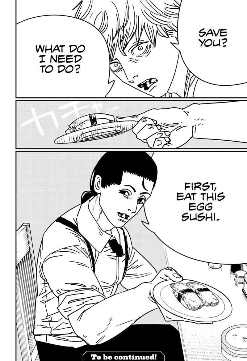 Chainsaw Man Manga Chapter 169 page 16 - Hands and Adaptation scene