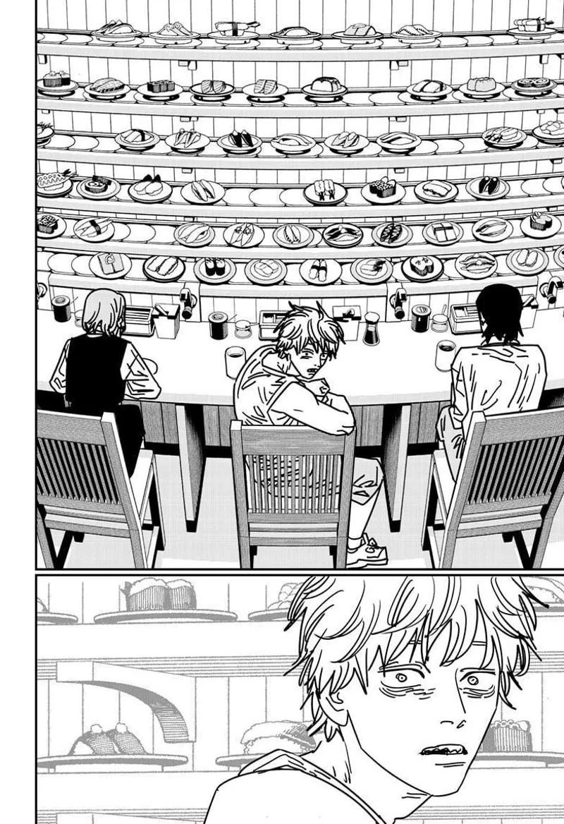 Chainsaw Man Manga Chapter 169 page 2 - Hands and Adaptation scene
