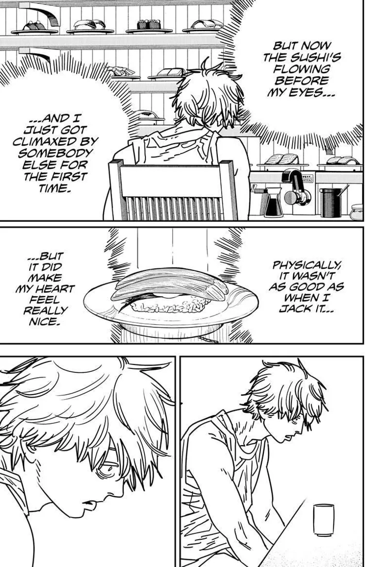 Chainsaw Man Manga Chapter 169 page 5 - Hands and Adaptation scene