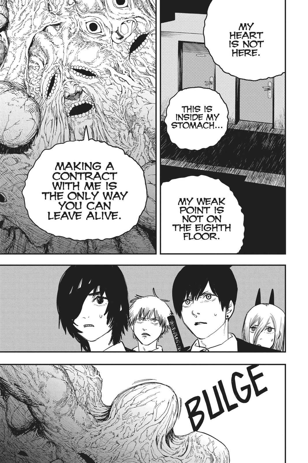 Chainsaw Man Manga Chapter 17 page 12 - Kill Denji scene