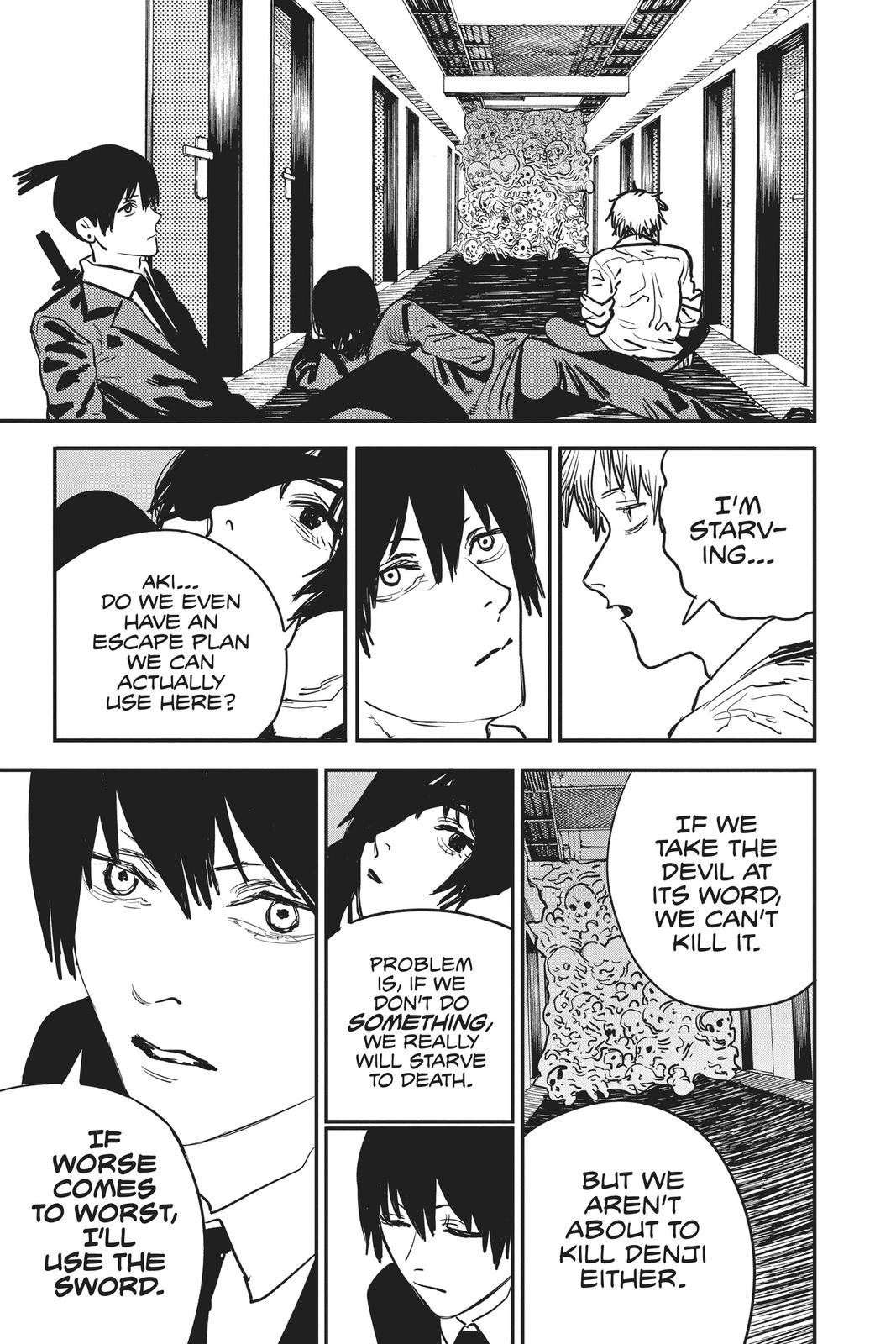 Chainsaw Man Manga Chapter 17 page 16 - Kill Denji scene