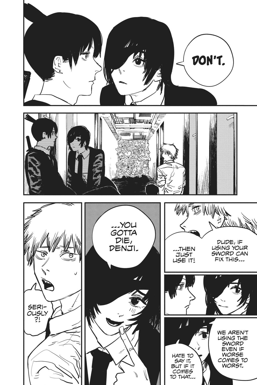 Chainsaw Man Manga Chapter 17 page 17 - Kill Denji scene