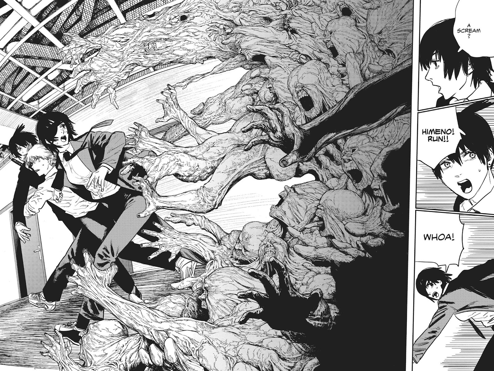 Chainsaw Man Manga Chapter 17 page 21 - Kill Denji scene